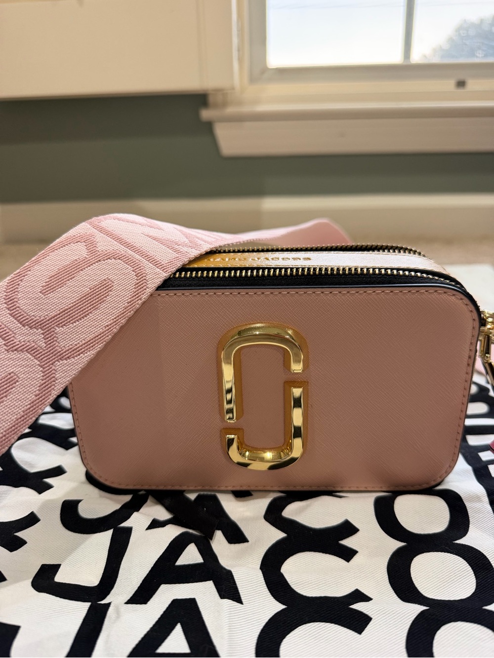 Marc Jacobs Pink Snapshot Camera Bag